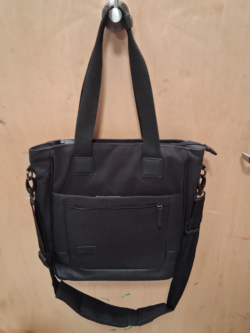 Black Men’s Tote Messenger Bag - Unbranded